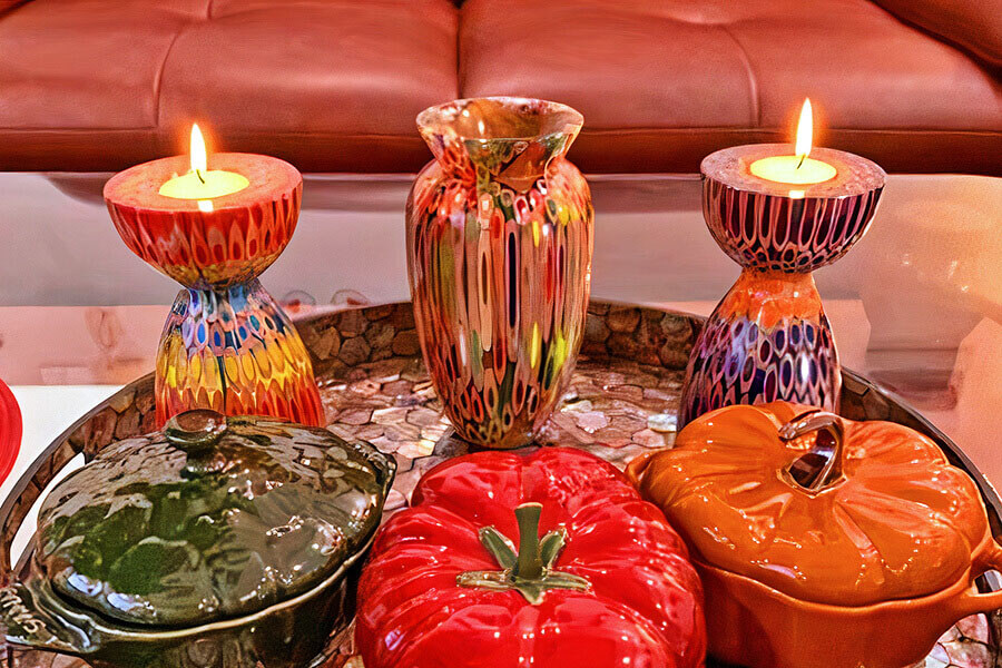 chân nến trang trí decor