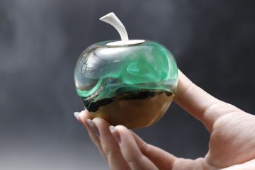 Táo Resin cực quang xanh