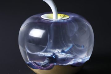 Táo Resin tàu vũ trụ xanh