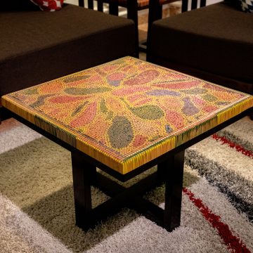 Abstract I Colored-Pencil Coffee Table