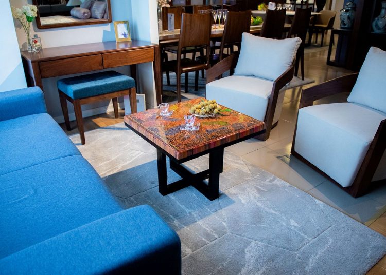 Brilliant Summer Colored-Pencil Coffee Table