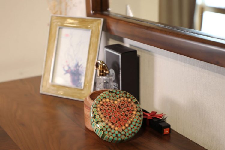 Colored-pencil Heart Jewelry Box