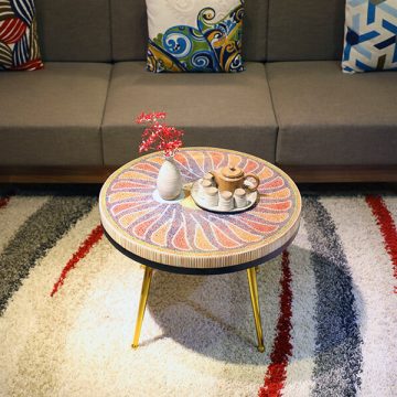 Daisy Colored-pencil Coffee Table 6