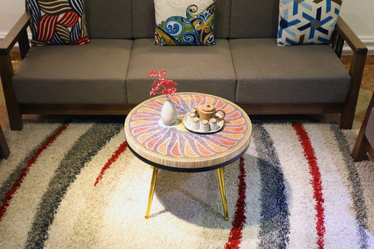 Daisy Colored-pencil Coffee Table 6