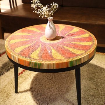 Daisy II Colored-pencil Coffee Table 4