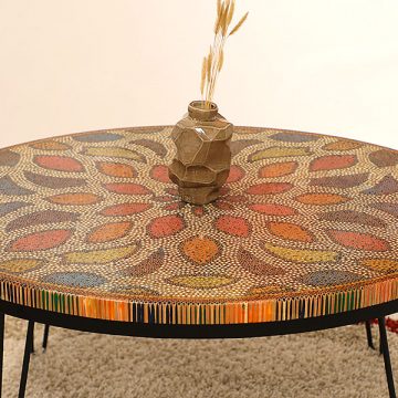 Dandelion Dance Colored Pencil Coffee Table 2