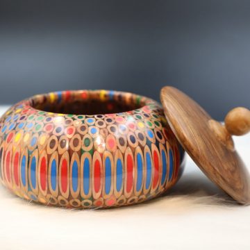 Decorative Colored-pencil Affluence Bowl I