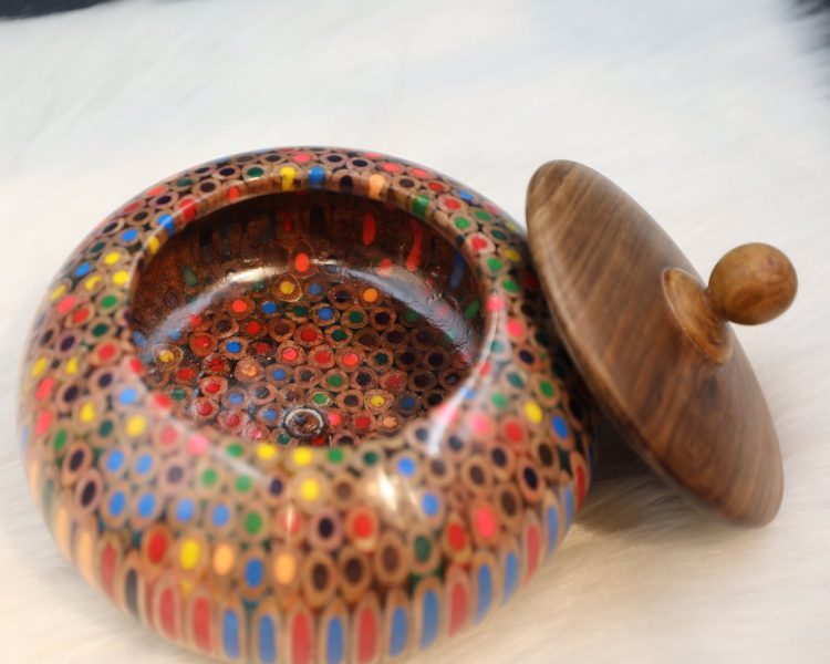 Decorative Colored-pencil Affluence Bowl I