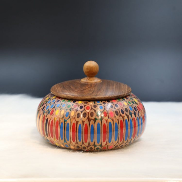 Decorative Colored-pencil Affluence Bowl I