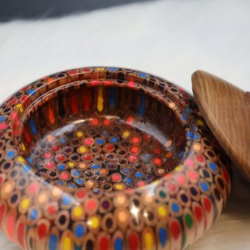 Decorative Colored-pencil Affluence Bowl II