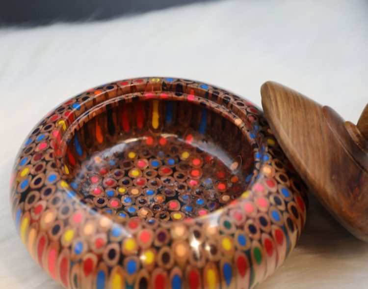 Decorative Colored-pencil Affluence Bowl II