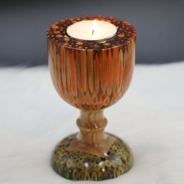 Decorative Colored-pencil Emperor Candle Holder