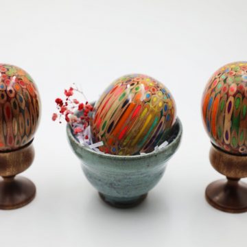 Decorative Colored-pencil Genesis Egg