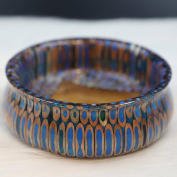 Decorative Colored-pencil Golden Precious Bowl