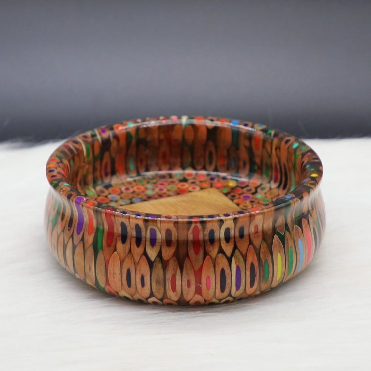 Decorative Colored-pencil Golden Precious Bowl