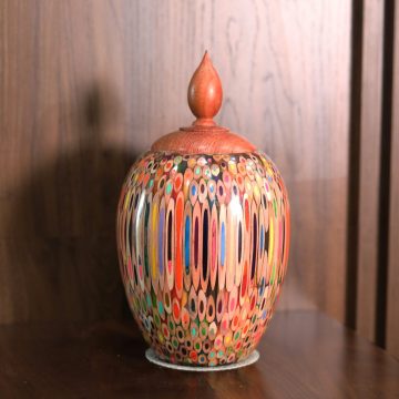 Decorative Colored-pencil Heirloom Vase