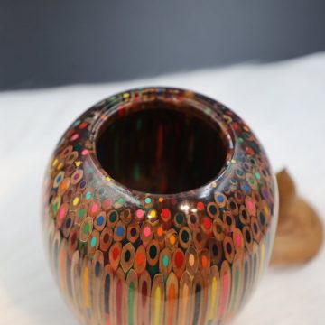 Decorative Colored-pencil Heirloom Vase