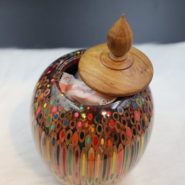 Decorative Colored-pencil Heirloom Vase