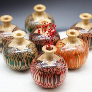 Decorative Colored-pencil Mini Summer Rain Vase