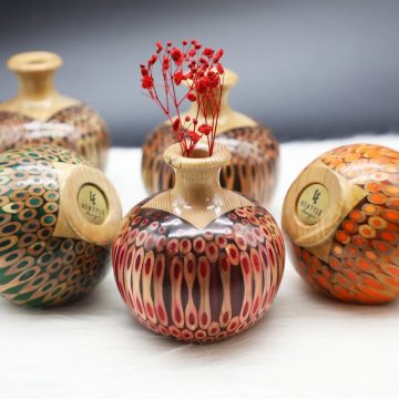 Decorative Colored-pencil Mini Summer Rain Vase