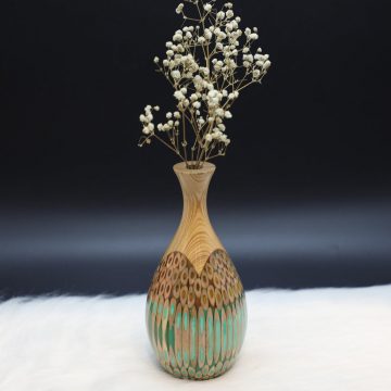 Decorative Colored-pencil Pipa Vase