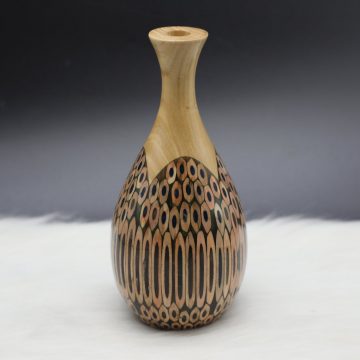 Decorative Colored-pencil Pipa Vase