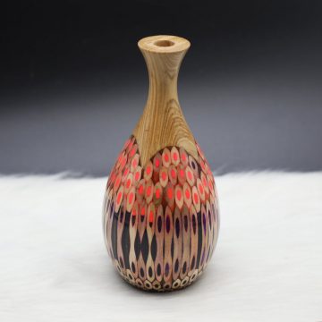 Decorative Colored-pencil Pipa Vase