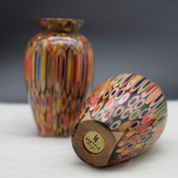 Decorative Colored-pencil Prosperity Vase