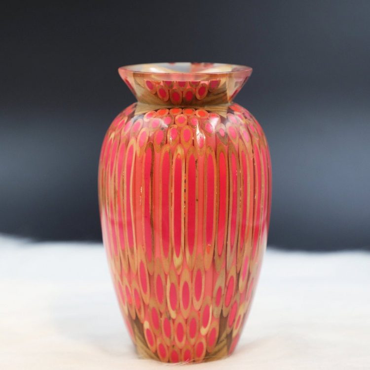 Decorative Colored-pencil Prosperity Vase