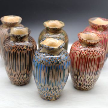 Decorative Colored-pencil Prosperity Vase