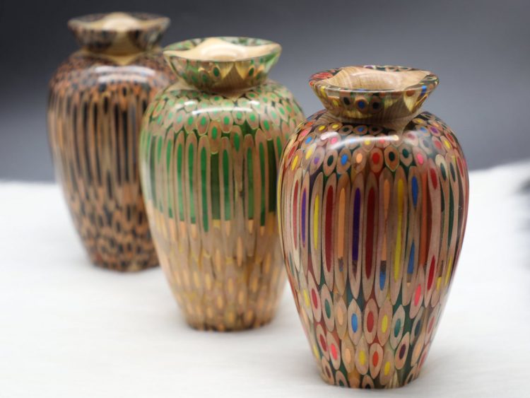 Decorative Colored-pencil Prosperity Vase