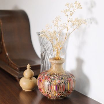 Decorative Colored Pencil Summer Wind Vase 6