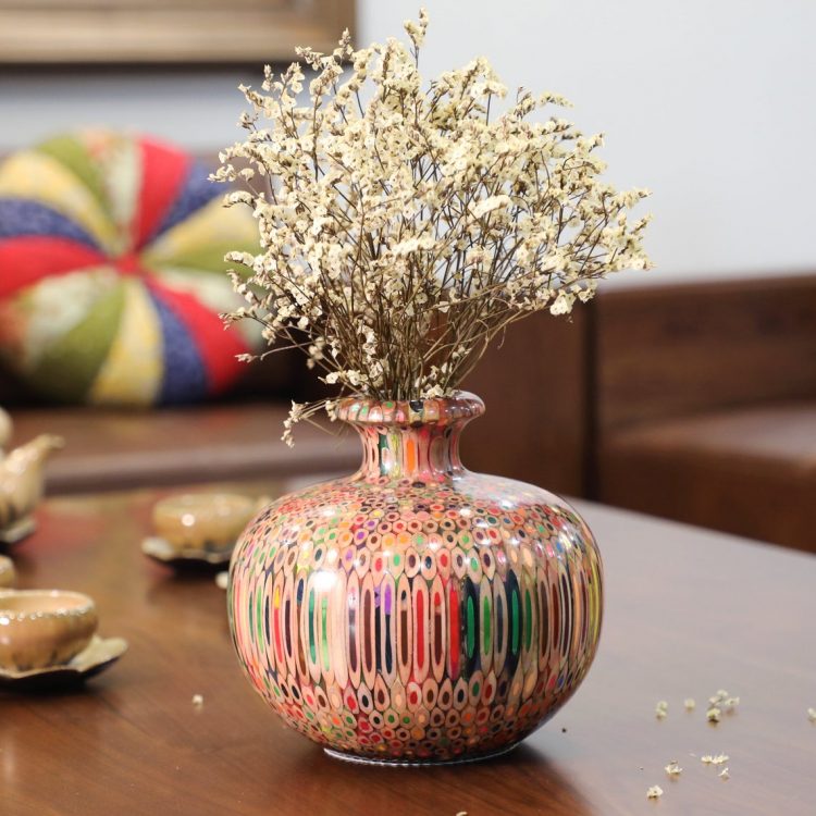 Decorative Colored-pencil Summer Wind Vase Special Edition