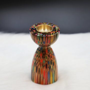 Decorative Colored-pencil The Queen Candle Holder