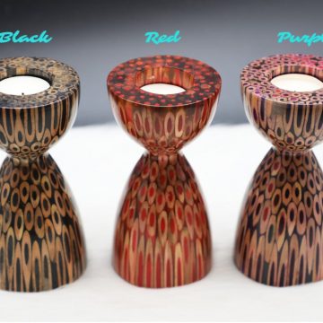 Decorative Colored-pencil The Queen Candle Holder