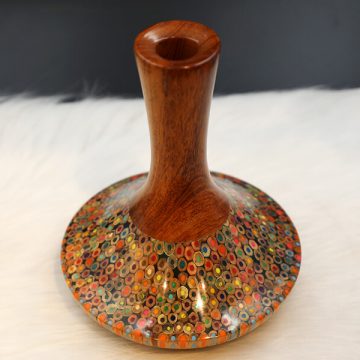Decorative Colored-pencil High Tower Vase II 1