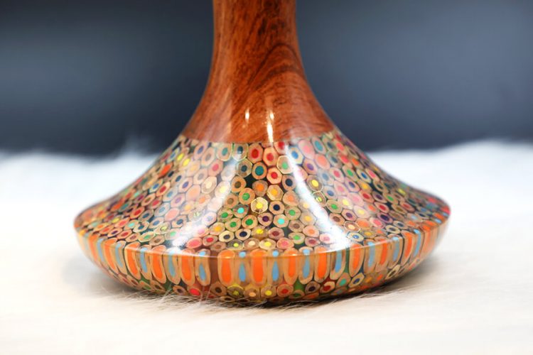 Decorative Colored-pencil High Tower Vase II 2