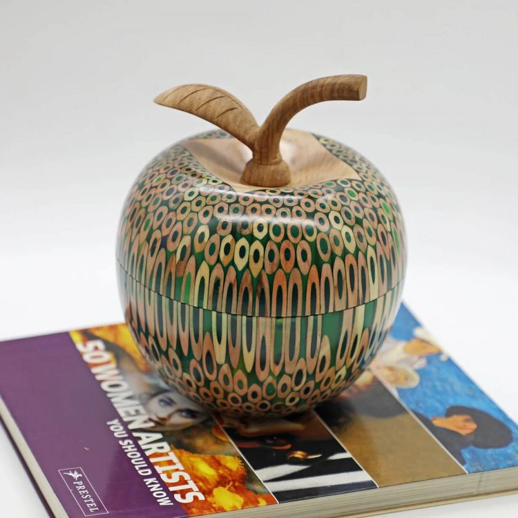 Decorative Colored-pencil Mini Happy Apple Box 4