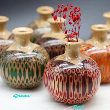 Decorative Colored-pencil Mini Summer Rain Vase