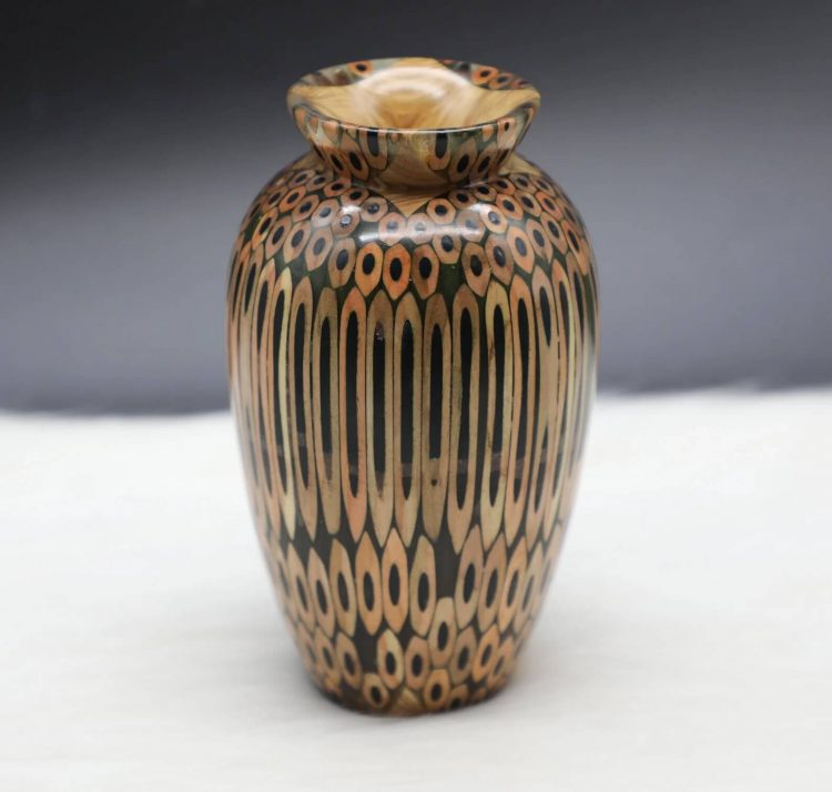 Decorative Colored-pencil Prosperity Vase