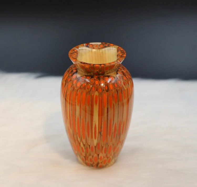 Decorative Colored-pencil Prosperity Vase