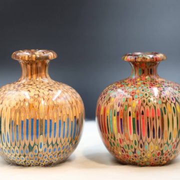 Decorative Colored-pencil Special Summer Rain Vase