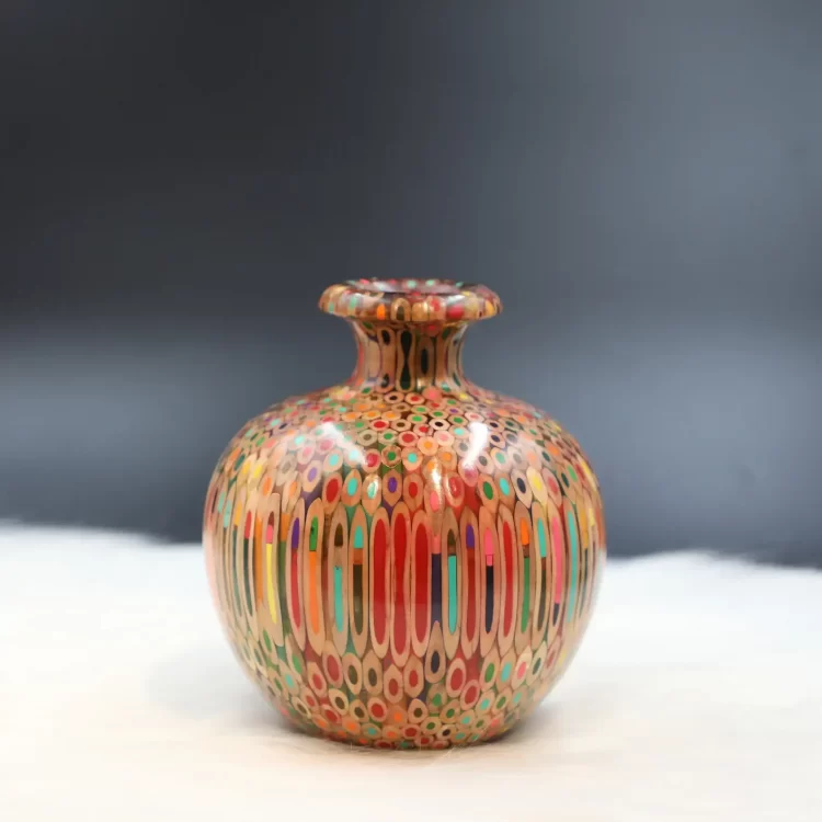 Decorative Colored-pencil Special Summer Rain Vase