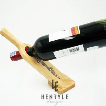Decorative Lady Self Balance Wine - Shape Colored Pencil Bottle Holder 1