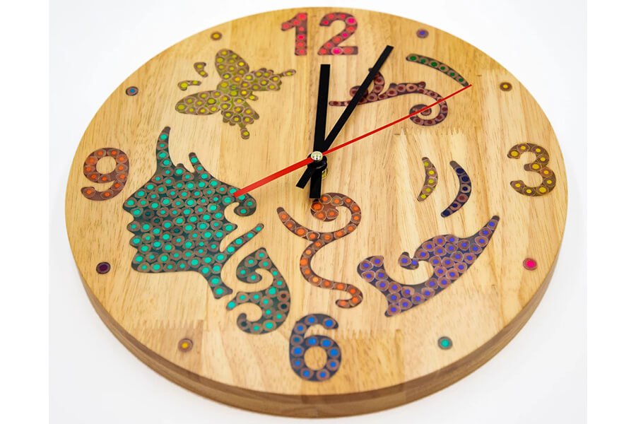 Decorative Wood Wall Clock