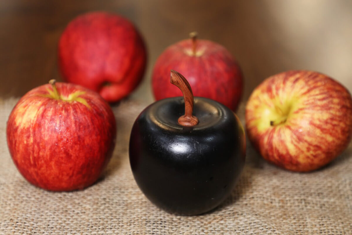 Decorative Wooden Apple 