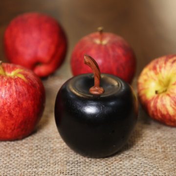 Decorative Wooden Apple