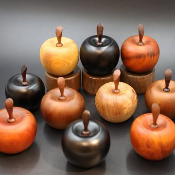 Decorative Wooden Apple