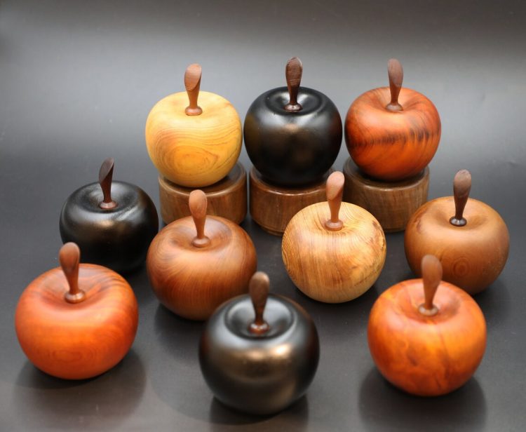 Decorative Wooden Apple