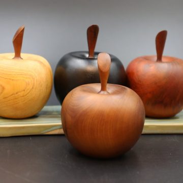 Decorative Wooden Apple